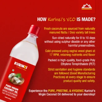 How kurinzi's virgin coconut oil is made - 500ml