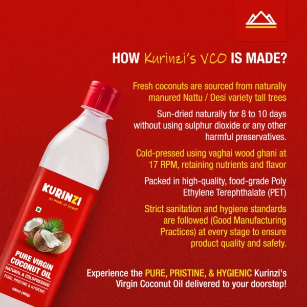 How kurinzi's virgin coconut oil is made - 500ml