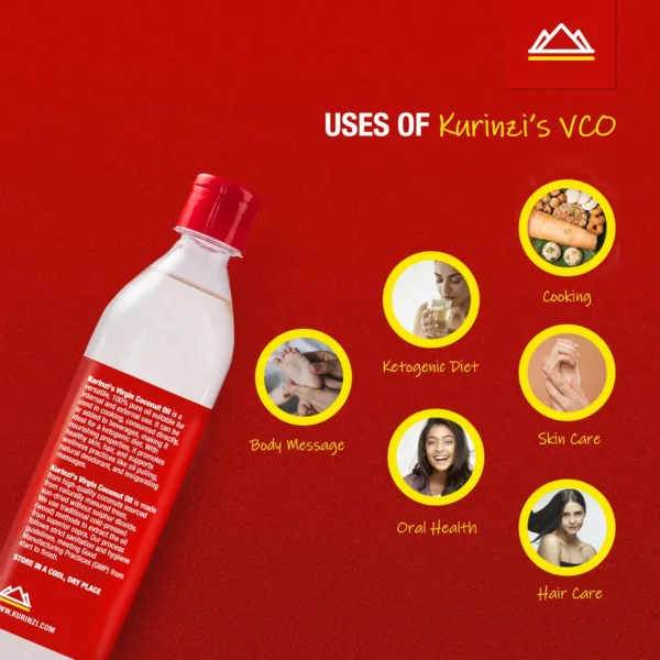 What are the uses of virgin coconut oil - 500ml