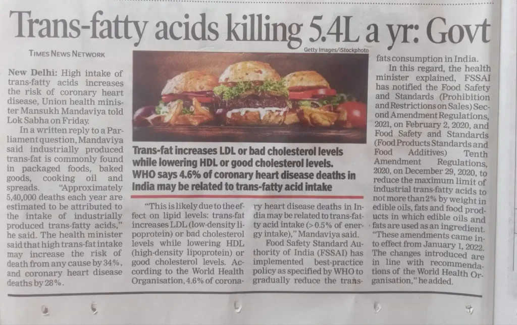 Exploring Sources and Health Risks of Trans Fats