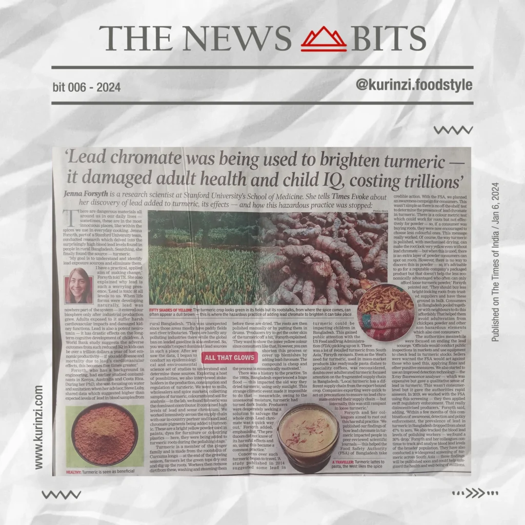 Lead Chromate In Turmeric